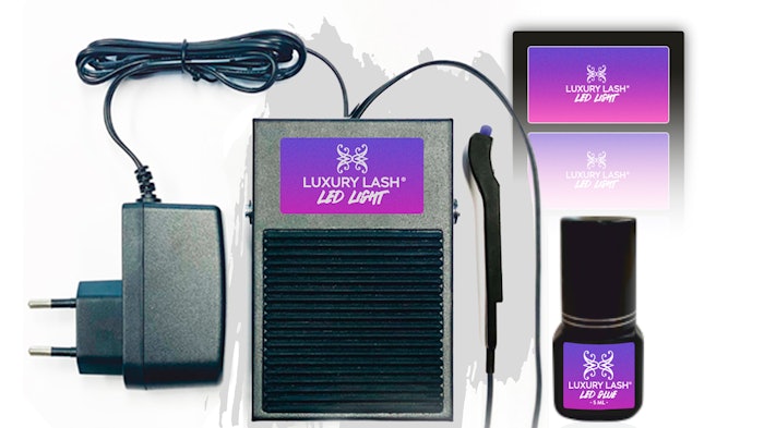 Luxury Lash's LED Light Eyelash Extension System