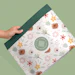 The mailer is made with 50% post-consumer waste and is certified sustainable and verified blue-bin, curbside recycle.