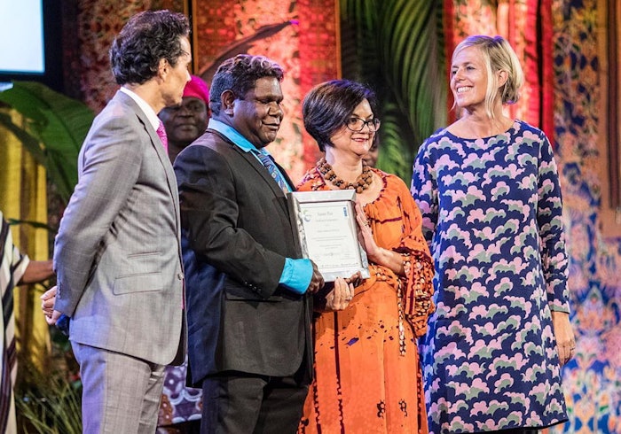Katina Law being inducted into the Western Australian Women’s Hall of Fame for her achievements in business.