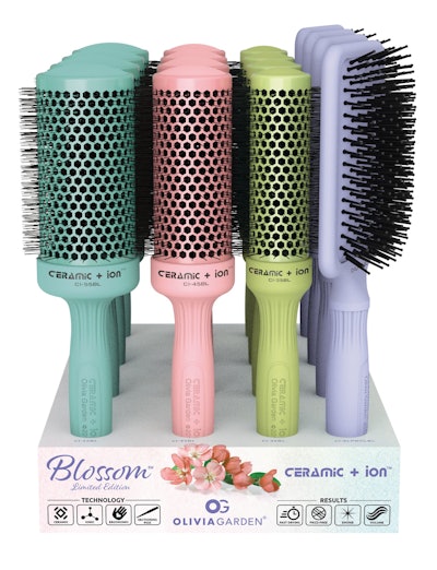 Olivia Garden Ceramic + Ion Pastels Thermal Brush Olivia Garden Ceramic + Ion Pastels Thermal Brush