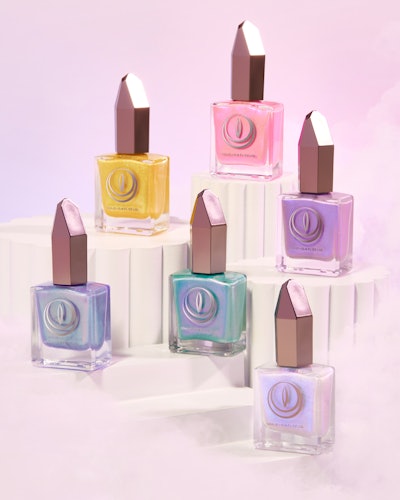 mooncat's nail polish colors are 100% vegan and cruelty free. Plus, a percent of every order helps a cat find its forever home.