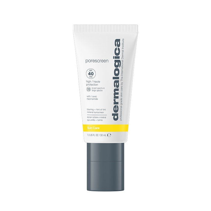 Dermalogica's Porescreen Mineral Sunscreen SPF 40 Provides Tint for Radiant Skin