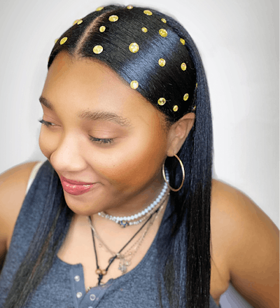 Sleek Dazzle by Brendnetta Ashley, JCP Salon (@edgybgirl)