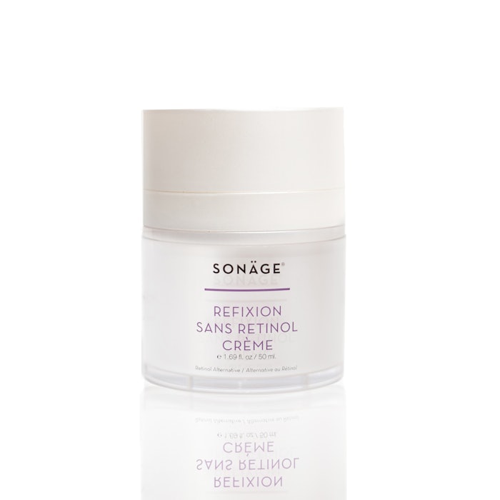 Refixion Sans Retinol Crème is a Bakuchiol Powered Skin Refiner