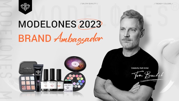 Renowned celebrity manicurist Tom Bachik has been appointed as the official Brand Ambassador for Modelones, a leading global provider of innovative nail care products.