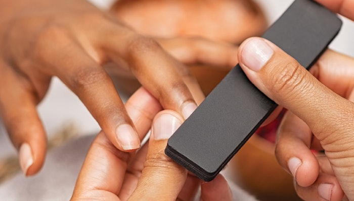 Alice Nali shares tips for prepping the nail for enhancements.