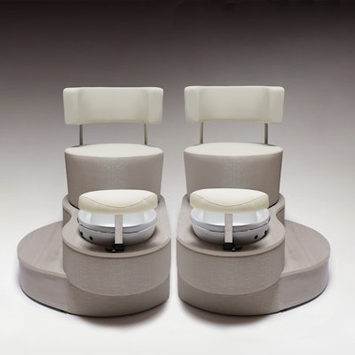 For clients, the Luna Pedicure Chair offers unparalleled comfort and accessibility.
