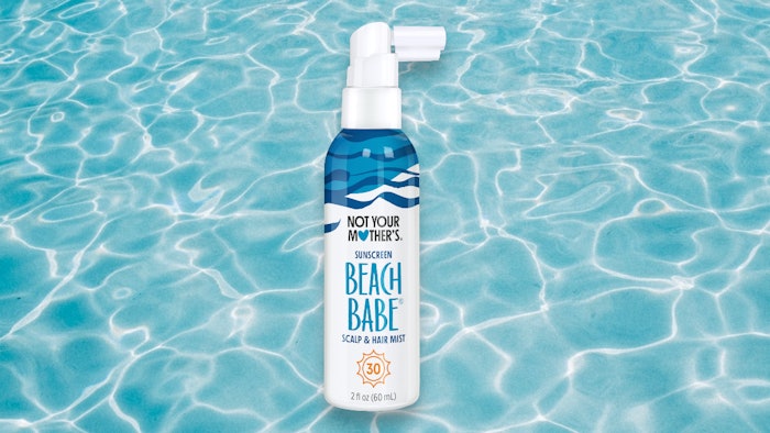 Confidently step into the sun this summer with Not Your Mother's Beach Babe Scalp & Hair Sunscreen Mist.