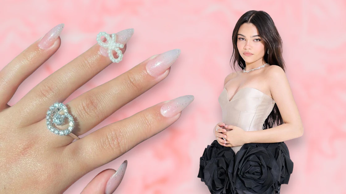 How-To: Ariana Greenblatt's Pearl Bow Nails for the Barbie Premiere | Beauty Launchpad How-To: Ariana Greenblatt's Pearl Bow Nails for the Barbie Premiere | Beauty Launchpad