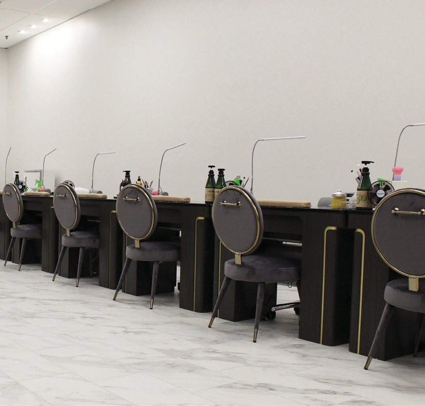 Naeemah Johnson and Mimi Lim welcome Nailpro to Resort Nails in Ardmore, Pennsylvania.