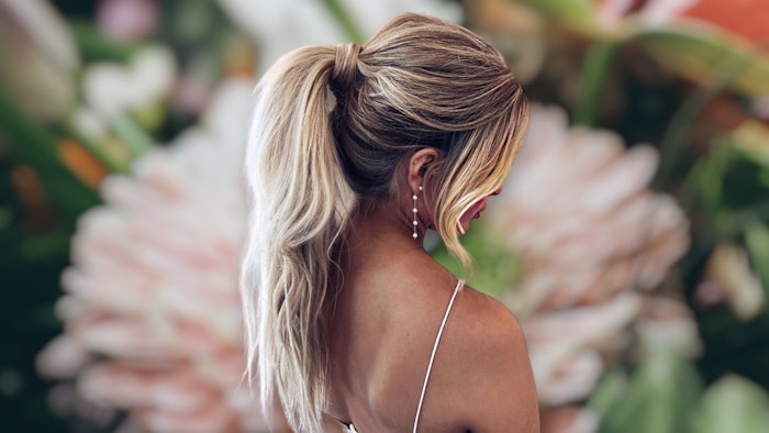 Hairstylist Caralee Pridemore shares how to create a high bridal ponytail look that's perfect for wedding season.