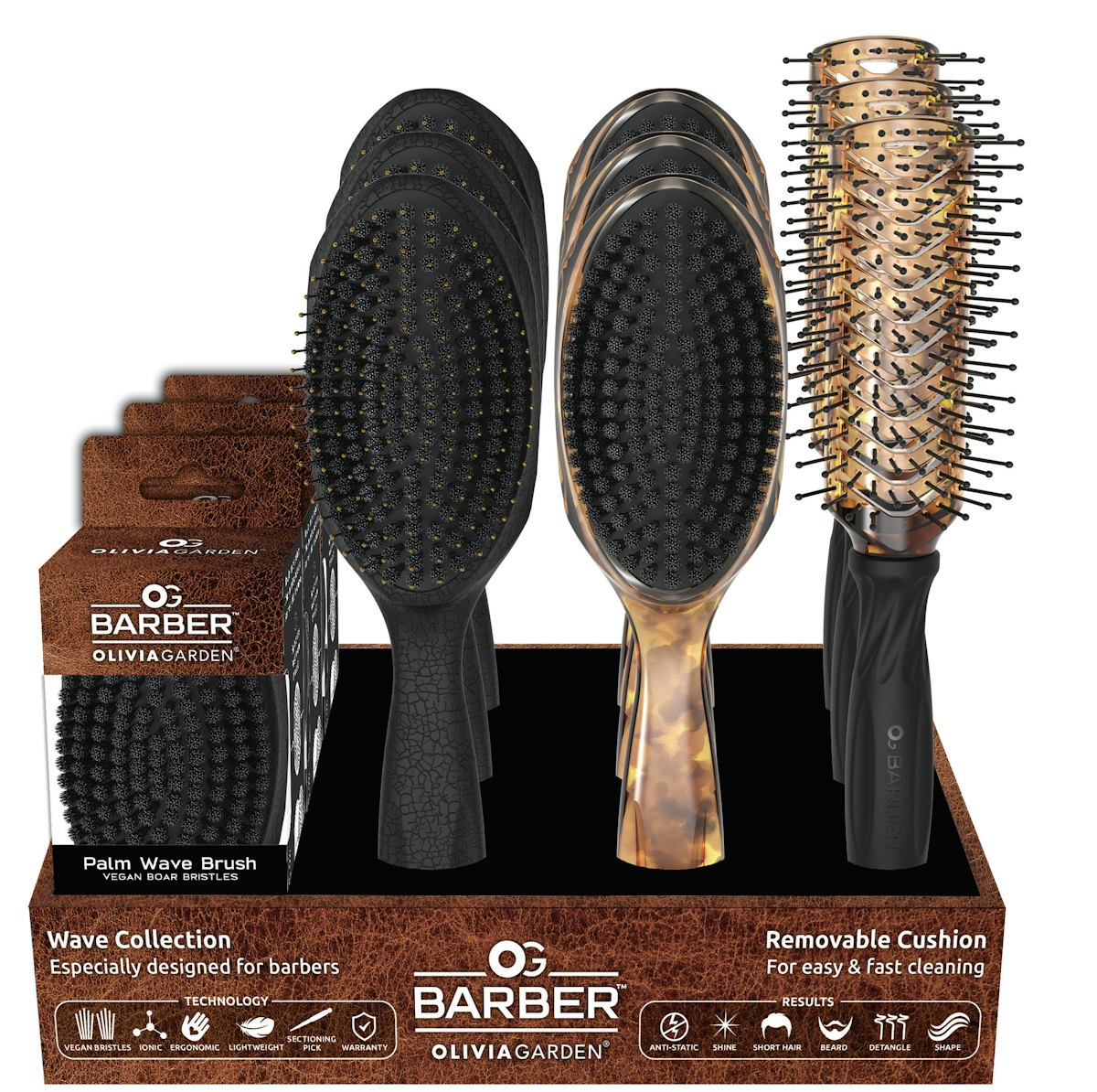 Olivia Garden Brush Cleaner - Barber Salon Supply