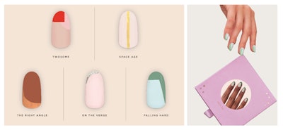 The new Paintbox Press-Ons will be available in five unique designs to help you accessorize every outfit, for every occasion.