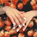 Libertine’s SS24 runway featured a strong, crisp white nail, making for the perfect clean, monochromatic beauty moment.