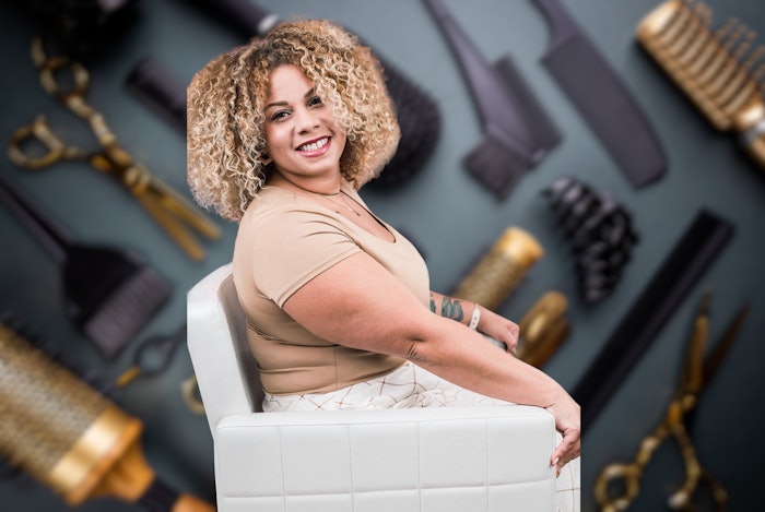 Kyle Huntsberry (@milk.honey.hair) is the co-owner of Milk Honey Soul in Springfield, NJ.