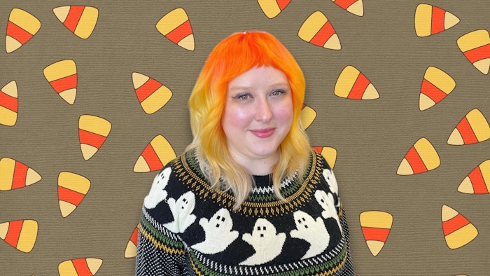 PRAVANA Creator Paige Brueck (@pinkdagger) shares a tutorial for bringing candy corn colored hair to life this Halloween season.
