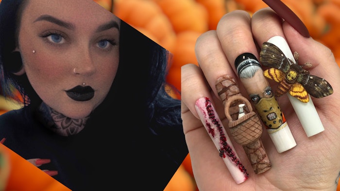 Tyler Coxon (@vanitynailsbyty) shares what inspires her nail art and advice for creating detailed Halloween nail art.