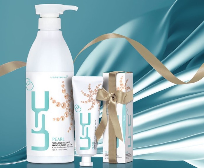 Take home the salon experience and transform your dull skin into a silky smooth one with US Crystal's Shea Butter Light Hand and Body Lotion.