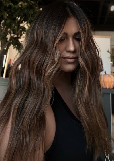 Hazelnut Roast brunette shade by Alessia Tortorice