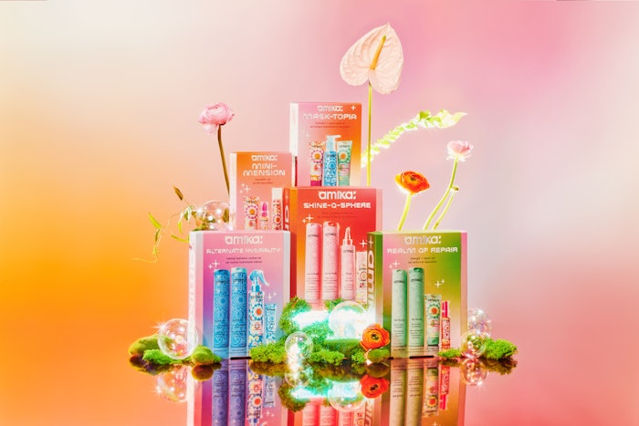 Experience a hair-allel universe with six ready-to-gift sets for every hair type + texture from amika.