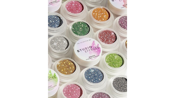Add some sparkle to your holiday season with these 10 glitter pigment powders as part of The GelBottle's Studio Effects collection.