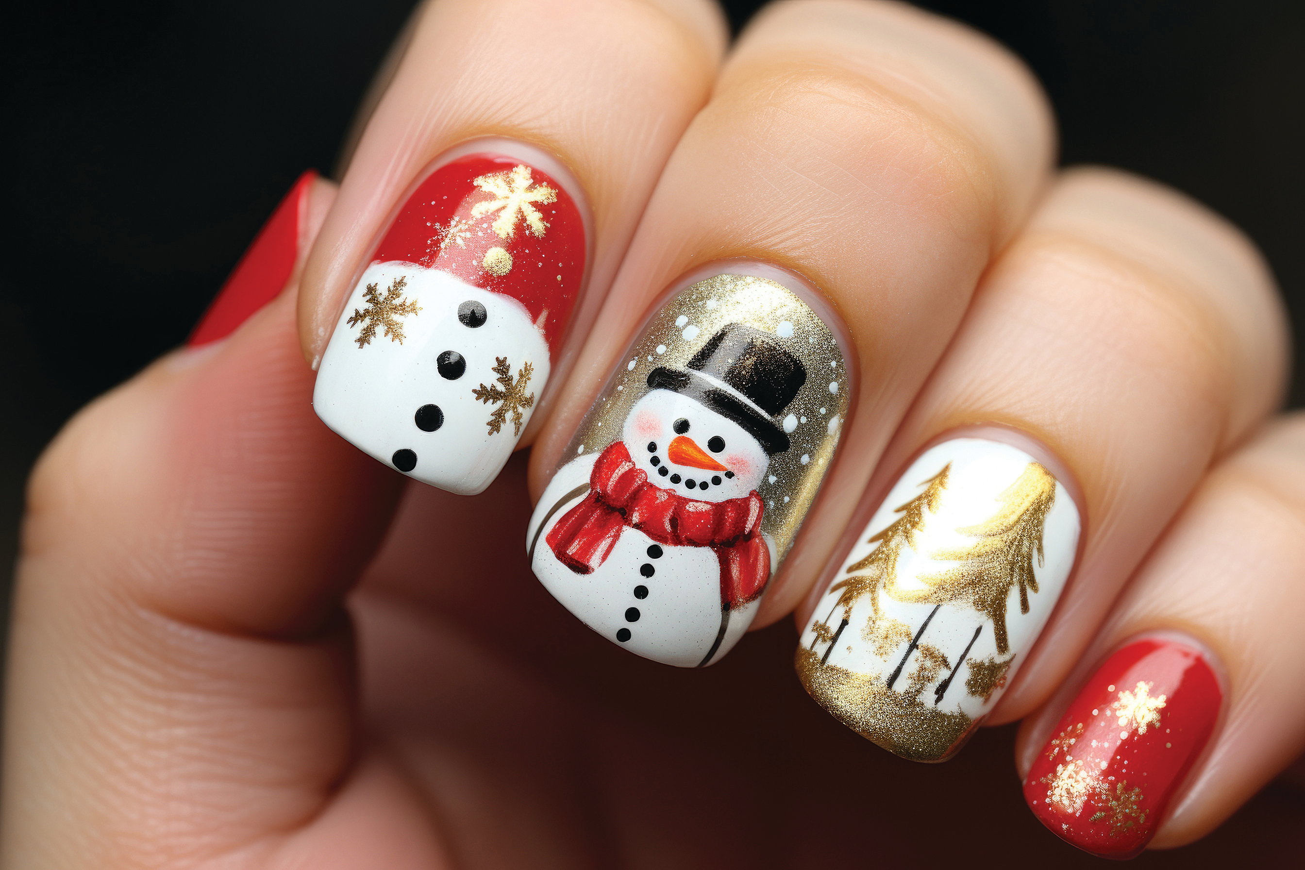 Nettie Davis (@nettienailsit) shares her tips for bringing your winter nail art game to the next level.