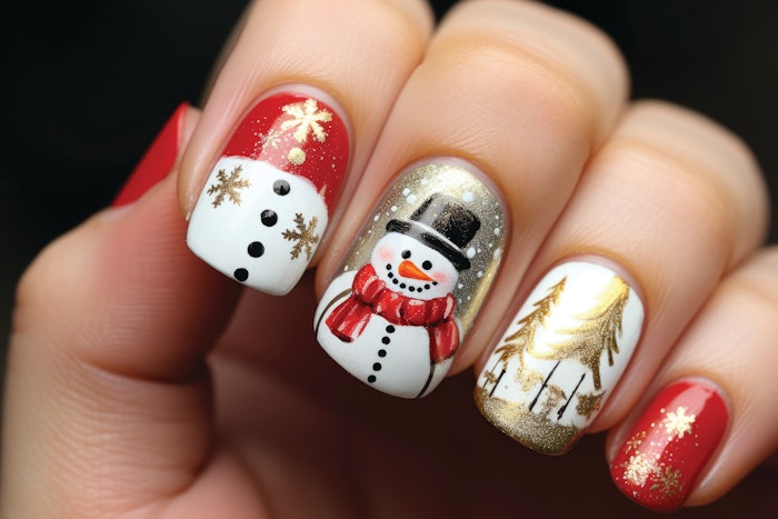 Nettie Davis (@nettienailsit) shares her tips for bringing your winter nail art game to the next level.