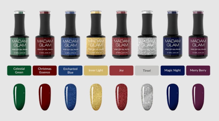 The House of Reflections collection from Madam Glam is a collaboration with brand ambassador @guylene325 and features eight new soak-off gels.