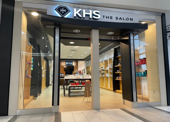 Here, Kristal Grinolds Schaaf introduces Beauty Launchpad to KHS The Salon in Bismarck, ND, founded in April 2022.