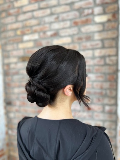 Bridal hair by Haley Garber