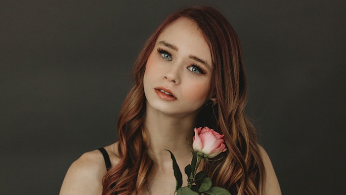 Model Sailem Rayne after her braided balayage with Bee Sam. Photograph by Nancy Micheals.