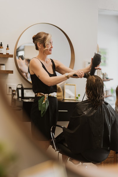 'I hope clients feel like we cared for and connected with them during their visit. Also, taking pride in coming to a salon that is trying hard to disrupt the beauty industry, the third largest producer of landfill waste in the United States.'