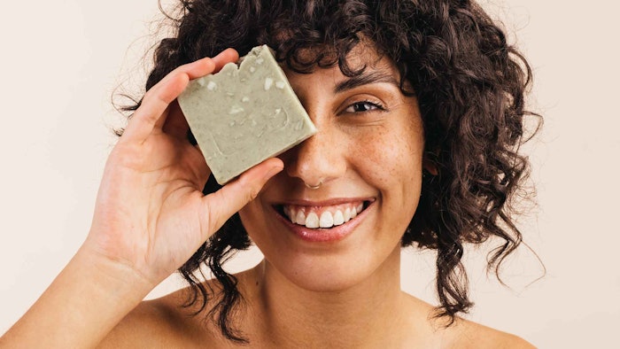Woman Holding Handcrafted Soap Adobe Stock 494908732
