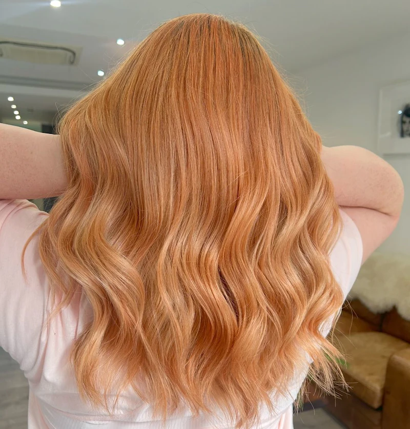 11 Peach Fuzz Hair Looks | Beauty Launchpad