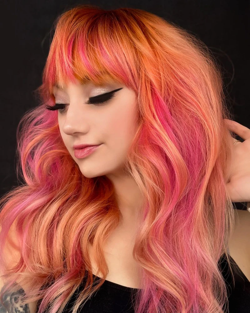 11 Peach Fuzz Hair Looks | Beauty Launchpad