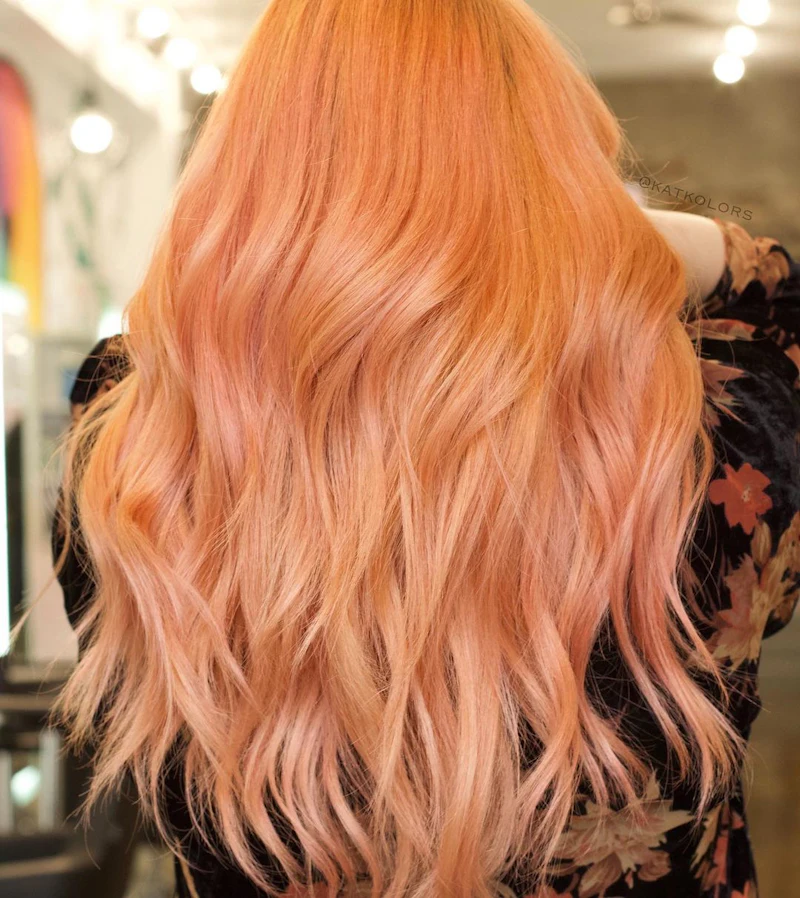 11 Peach Fuzz Hair Looks | Beauty Launchpad