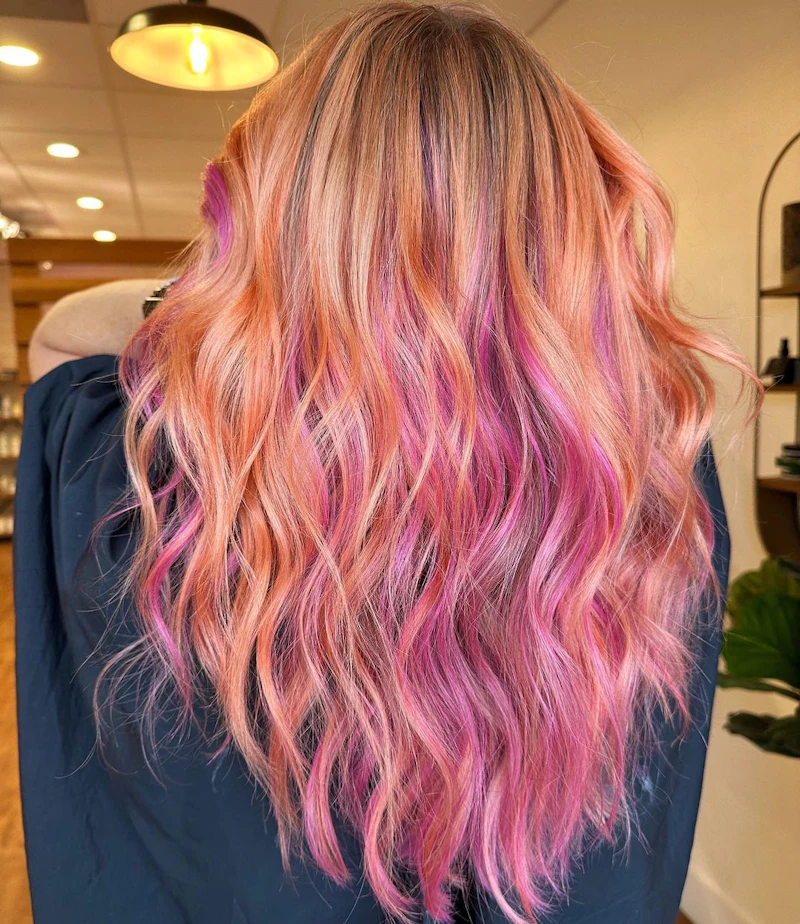 11 Peach Fuzz Hair Looks | Beauty Launchpad