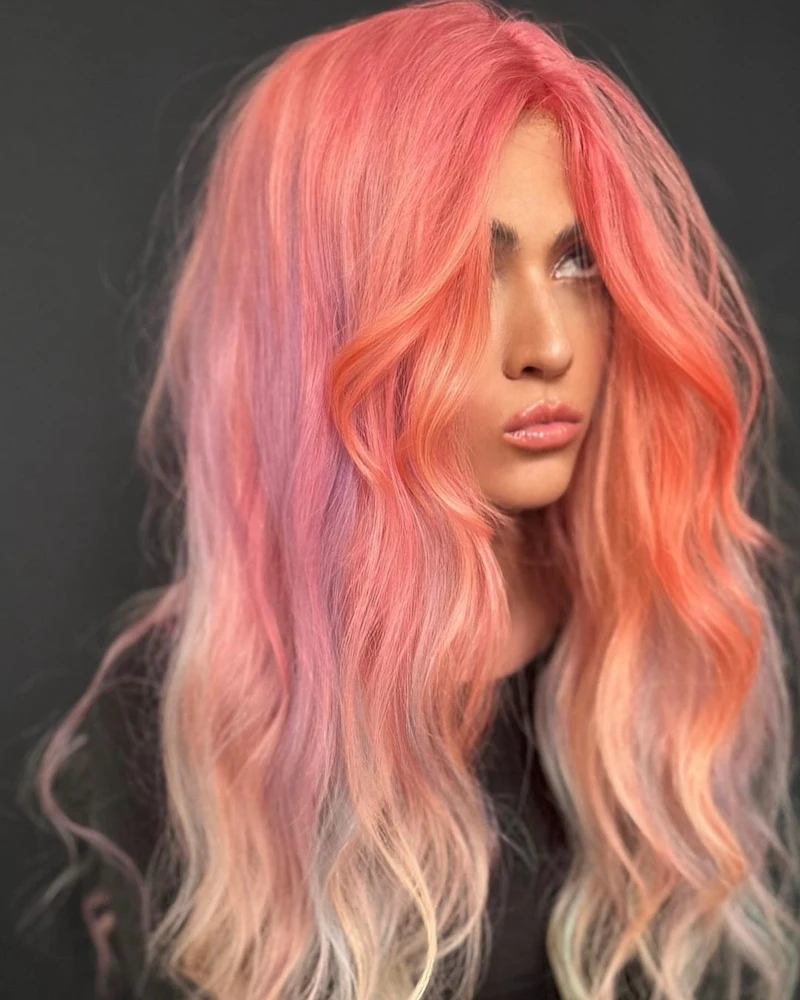 11 Peach Fuzz Hair Looks | Beauty Launchpad