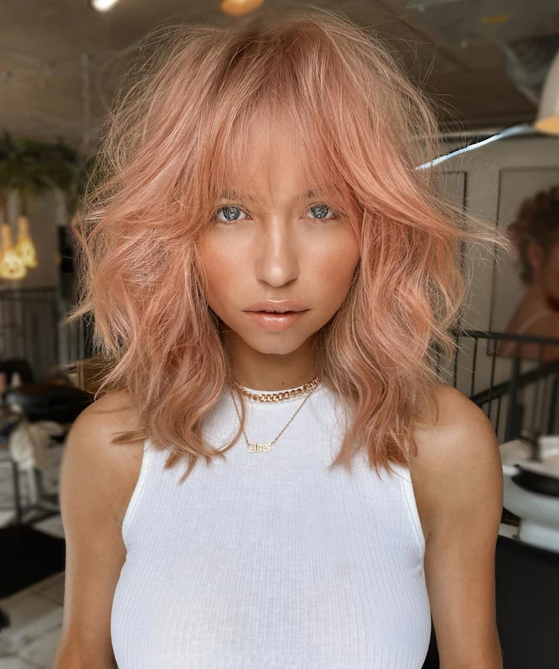 11 Peach Fuzz Hair Looks | Beauty Launchpad