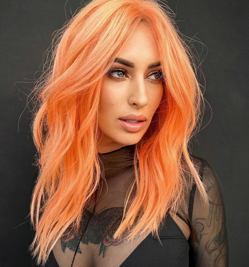 11 Peach Fuzz Hair Looks | Beauty Launchpad
