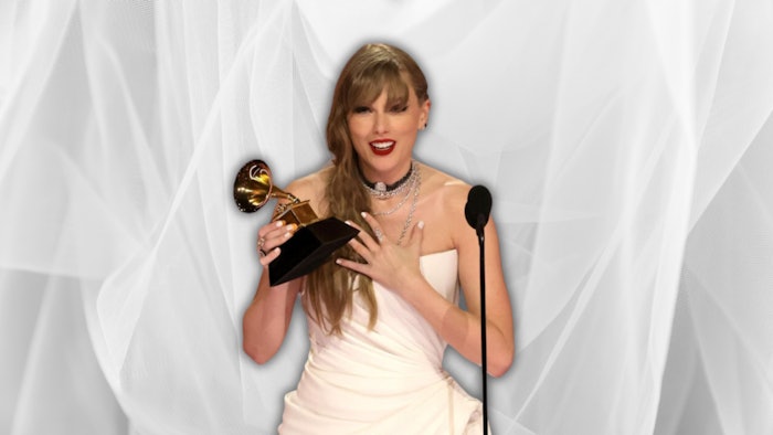 Celebrity nail artist Lisa Peña Wong shares how to recreate Taylor Swift's Grammy's nail look using products from CND.