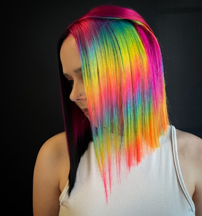 Rainbow Side Swipe