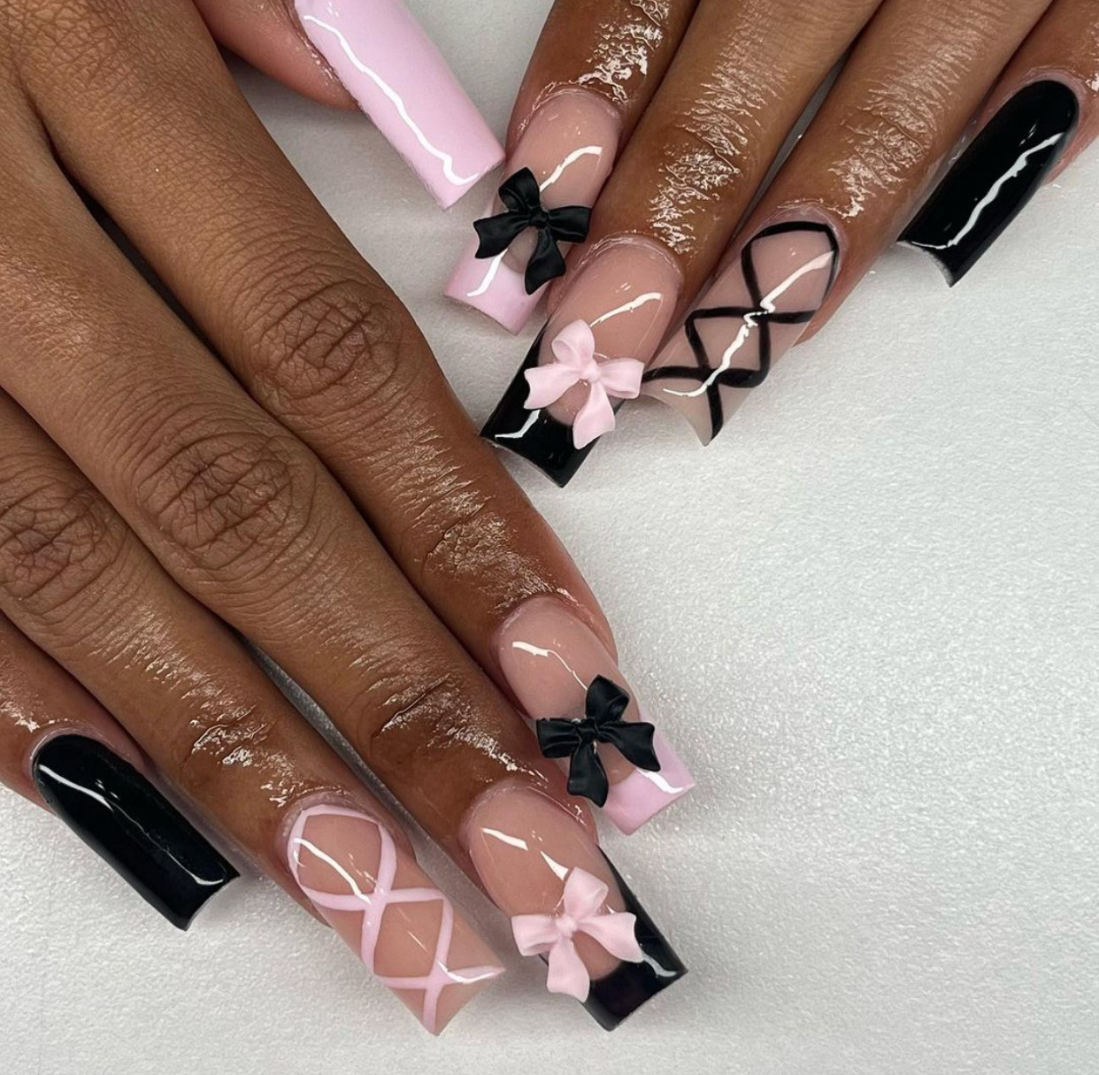 Modern Acrylic Nail Trends 2024