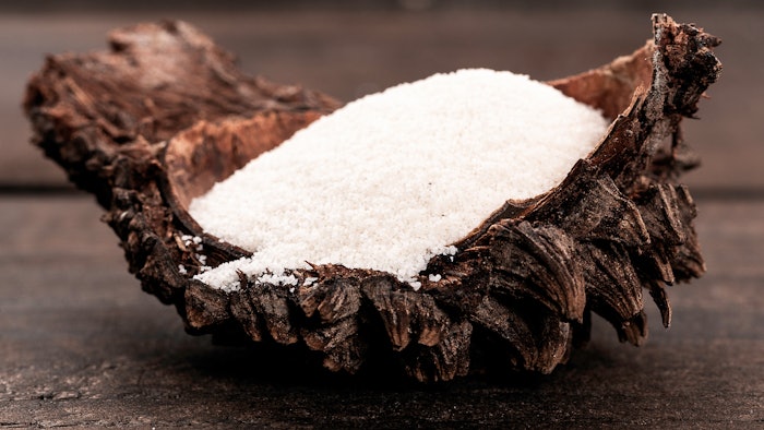 Sourced from Ecuador, Praan Naturals Tagua Seed Powder is an environmentally responsible and natural alternative to synthetic exfoliants and whitening agents, per the company.