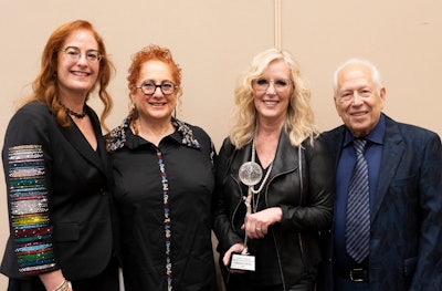 New this year was the Sydell L. Miller - Woman of Achievement Award, presented to Lorrene Conino, President of Cosmetologists Chicago.