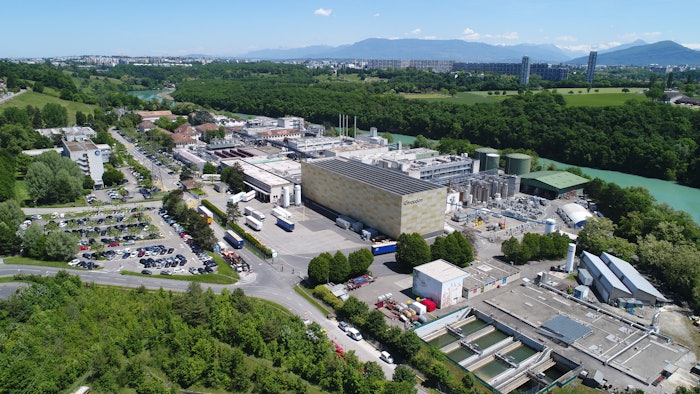 Givaudan says the results show that the company has managed to support customer growth, while also leveraging innovation capabilities to introduce new solutions. (Givaudan Switzerland Vernier location pictured)