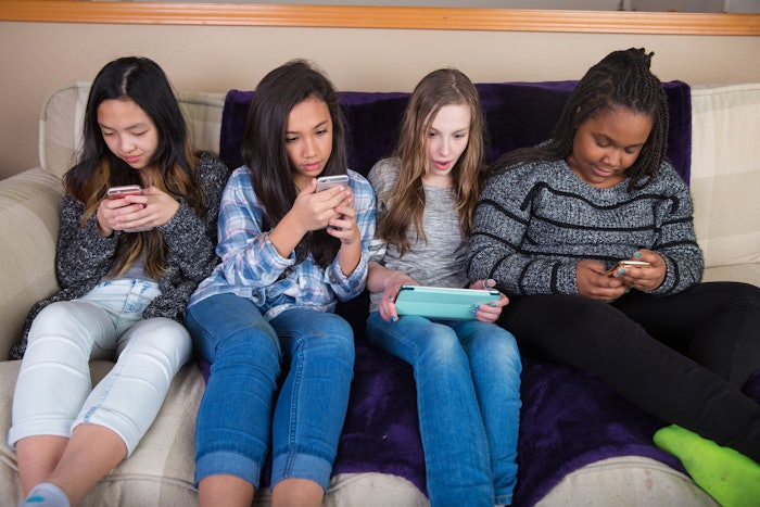 Worryingly, '45% of parents believe that social media has made their child more self-conscious about their skin,' per CeraVe