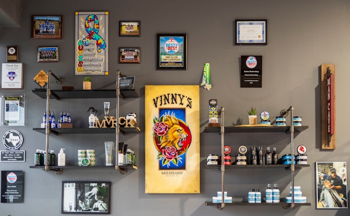 Vinny De Leon welcomes Beauty Launchpad to Vinny's Barbershop, with locations in Spring and Woodlands, TX.