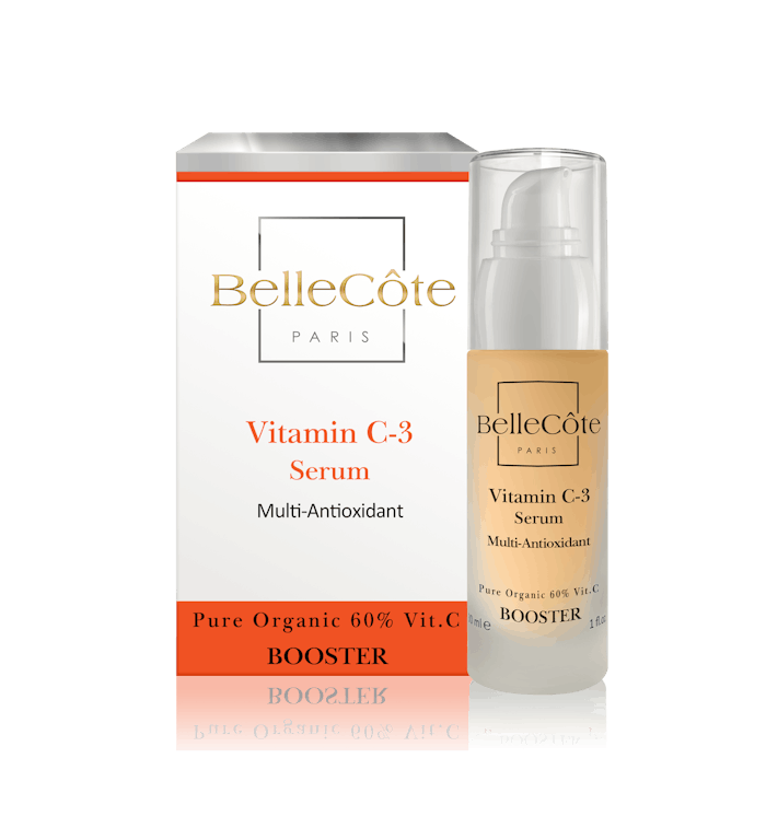 Vit C White Pump Cap + Box D5 V1
