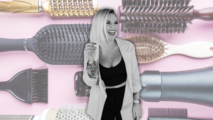 Meet Amber Baranzini (@amburgerofhair). She is a hairstylist and owner of Salon Aurora in San Diego, CA.